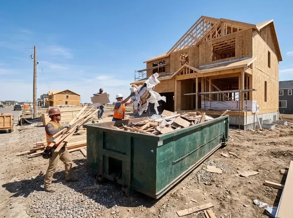 home-builder-new-construction-011 — specialist at work, Roll-off Dumpster Rentals in United States